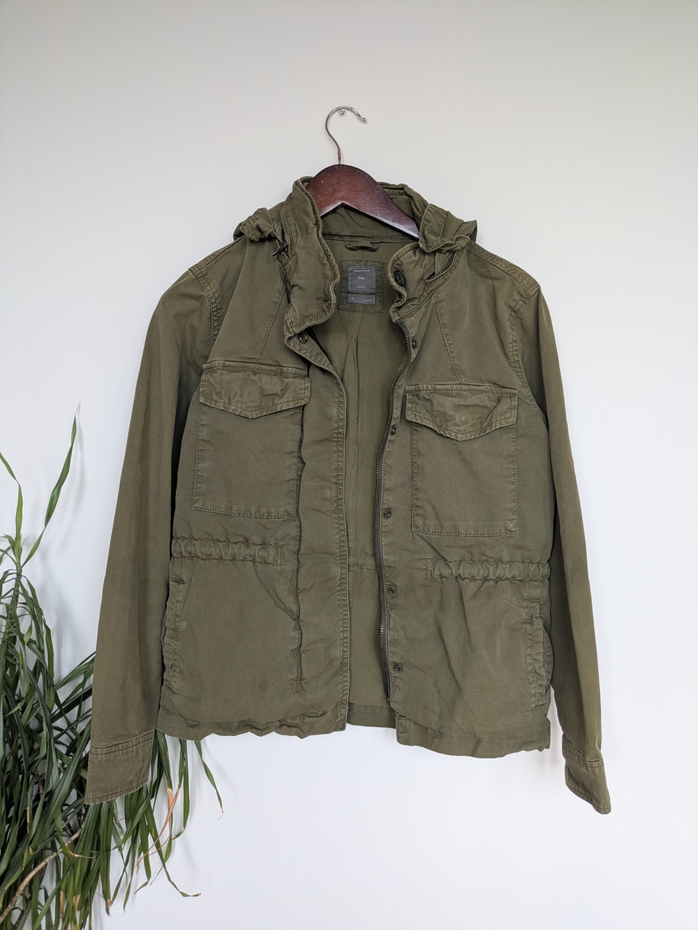 GAP Olive Green Utility Jacket - XS